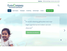 Tablet Screenshot of fysiocompany.nl